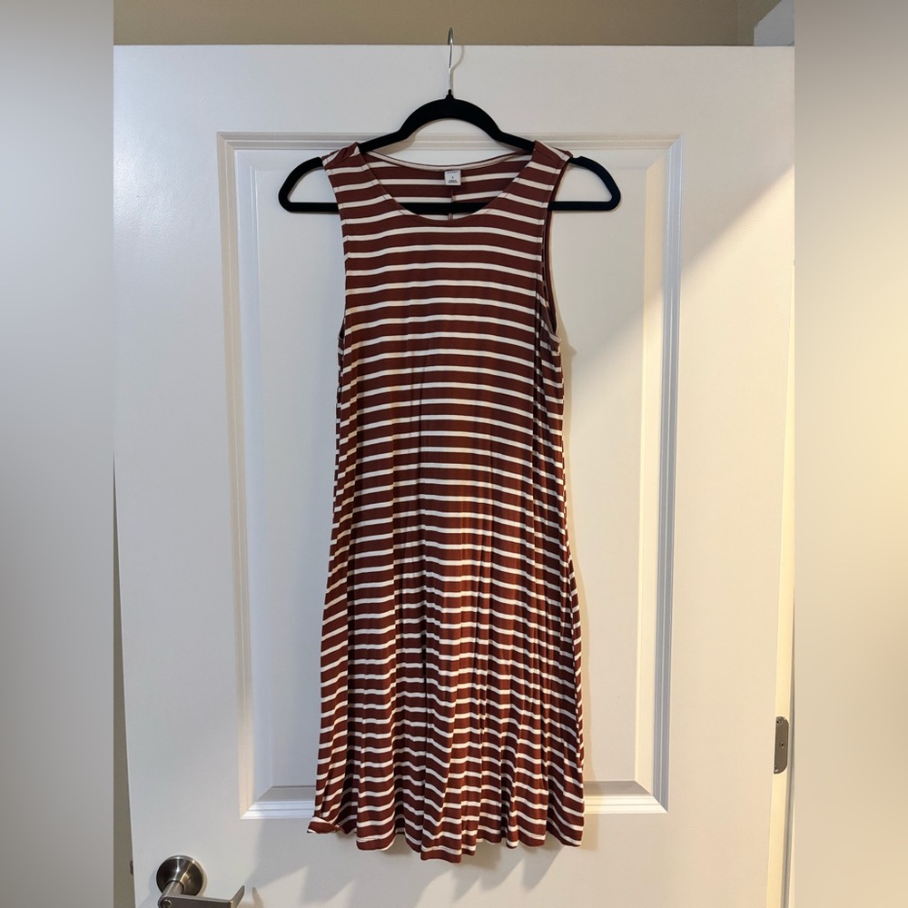 Old Navy Striped Midi Dress Size Small